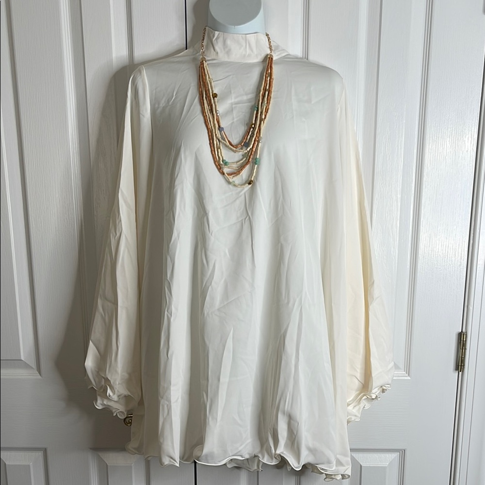 Elegant Cream Women's Dress